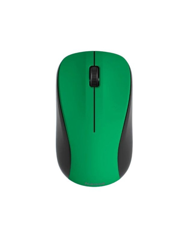 Hama MW-300 V2 Wireless Optical Mouse, 3 Buttons, Quiet, Ambidextrous, Green/Black