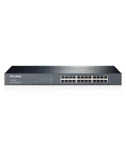 TP-LINK (TL-SG1024) 24-Port Gigabit Unmanaged  Rackmount Switch, Steel Case