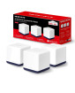 Mercusys Halo H50G (3-pack) AC1900 Whole Home Mesh Wi-Fi System, 600 Mbps at 2.4 GHz + 1300 Mbps at 5 GHz, 3x Internal Antennas,