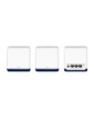 Mercusys Halo H50G (3-pack) AC1900 Whole Home Mesh Wi-Fi System, 600 Mbps at 2.4 GHz + 1300 Mbps at 5 GHz, 3x Internal Antennas,