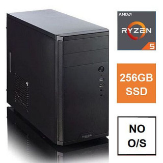 Ryzen 5 4600G, 8GB 3200MHz, 256GB SSD, Bequiet 450W, No Optical, KB & Mouse, No Operating System
