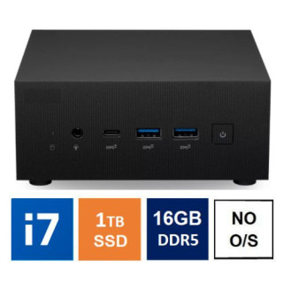 i7-12700H, 16GB DDR5, 1TB SSD, HDMI, DP, USB-C, 2.5G LAN, Wi-Fi 6E, VESA Mountable, No Operating System