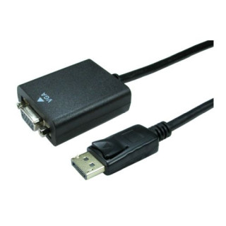 DisplayPort Male to VGA Female Converter Cable, 15cm, Black