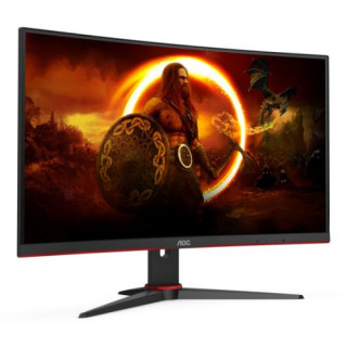 AOC 27" 3-Side Frameless Curved Gaming Monitor...