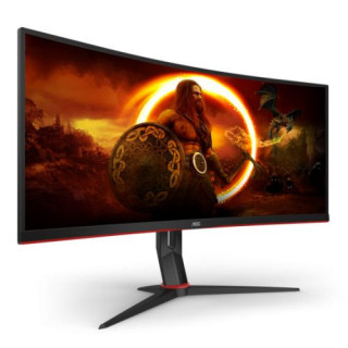 AOC 34" UWQHD Ultra-wide Curved Gaming Monitor...