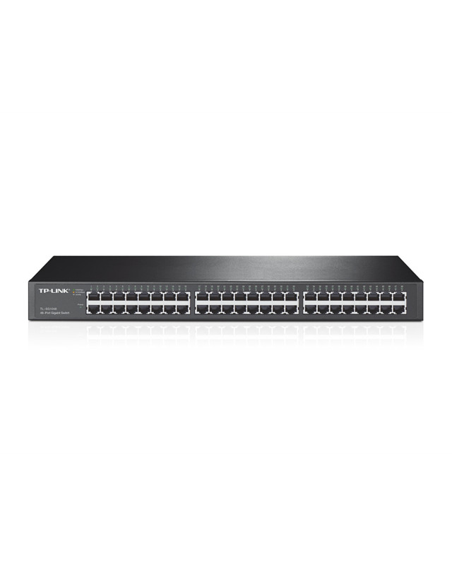 TP-LINK (TL-SG1048) 48-Port Gigabit Unmanaged Rackmount Switch, Steel Case