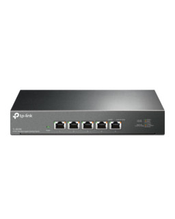TP-LINK (TL-SX105) 5-Port Unmanaged 10G Multi-Gigabit Desktop/Rackmount Switch, 5x 100/1G/2.5G/5G/10G, Fanless, Steel Case