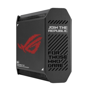 Asus (GT6 1-Pack Black) ROG Rapture AX10000 Tri-Band Gaming Mesh Wi-Fi 6 System, 2.5G LAN, AiMesh, RangeBoost Plus, AiProtection
