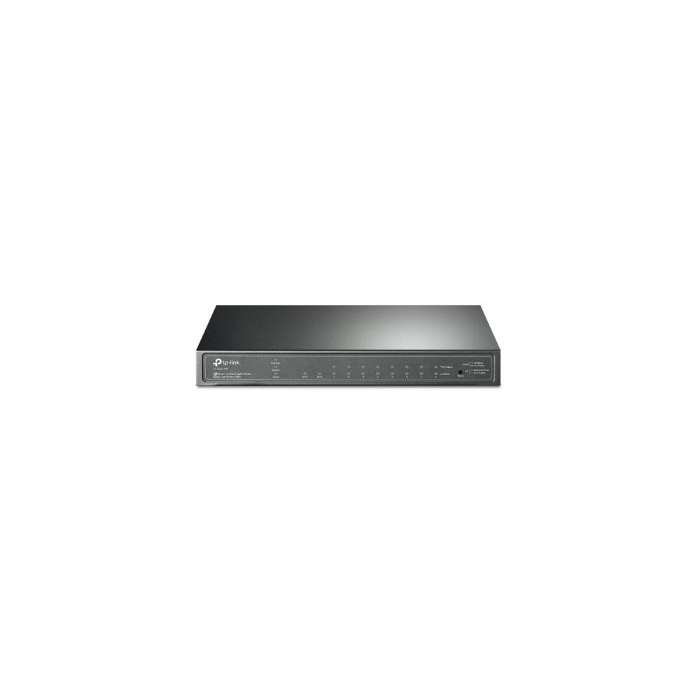 TP-LINK (TL-SG2210P V5) JetStream 10-Port Gigabit Smart Switch with 8-Port PoE+, 2 SFP Ports, Rackmount/Desktop