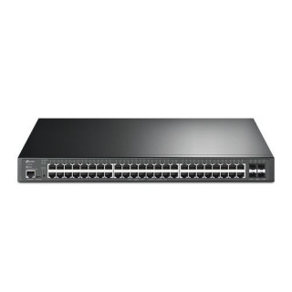 TP-LINK (TL-SG3452XP) JetStream 48-Port Gigabit and 4-Port 10GE SFP+ L2+ Managed Switch with 48-Port PoE+, Rackmountable