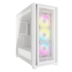 Corsair iCUE 5000D RGB AIRFLOW Gaming Case w/ Glass Window, E-ATX, 3x AF120 RGB Fans, High-Airflow Front, USB-C, RGB Controller,