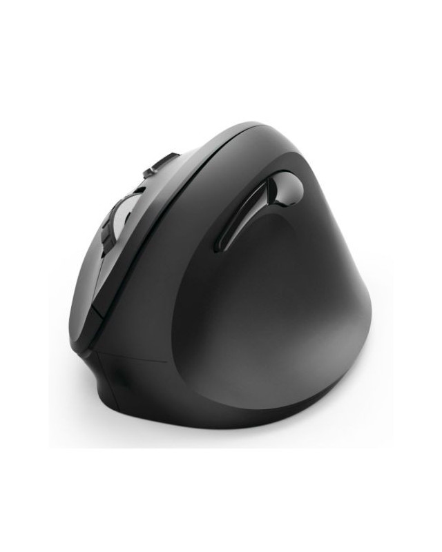 Hama Vertical Ergonomic EMW-500 Wireless Optical Mouse, 6 Buttons, 1000-1800 DPI, Black *Right Handed version*