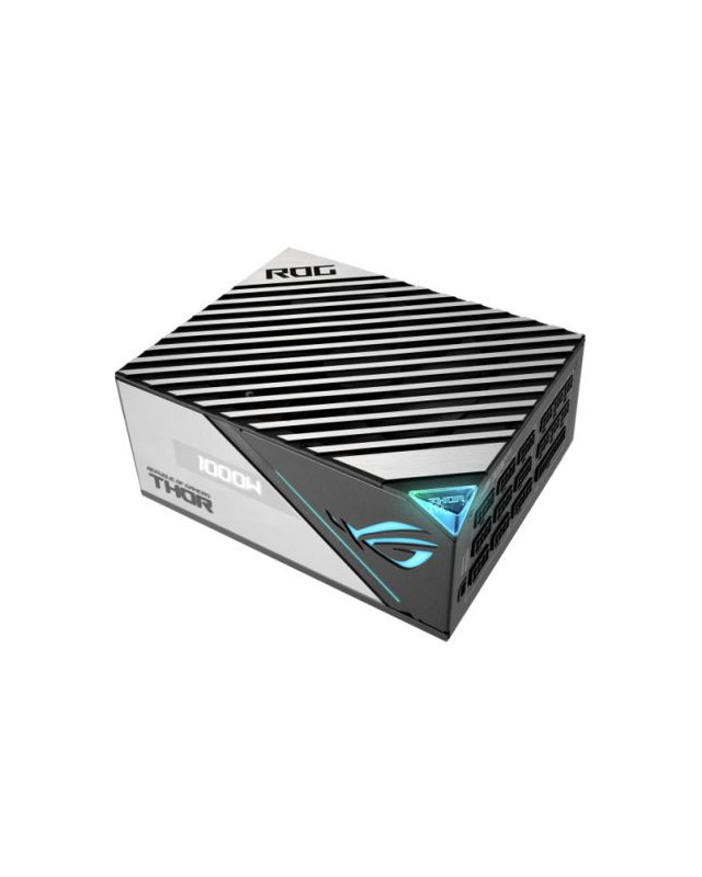 Asus 1000W ROG Thor Platinum II PSU, Double Ball Bearing Fan, Fully Modular, 80+ Platinum, RGB Lighting, OLED Display, Lambda A++