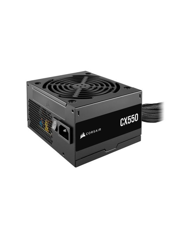 Corsair 550W CX550 PSU, Fully Wired, 80+ Bronze, Thermally Controlled Fan