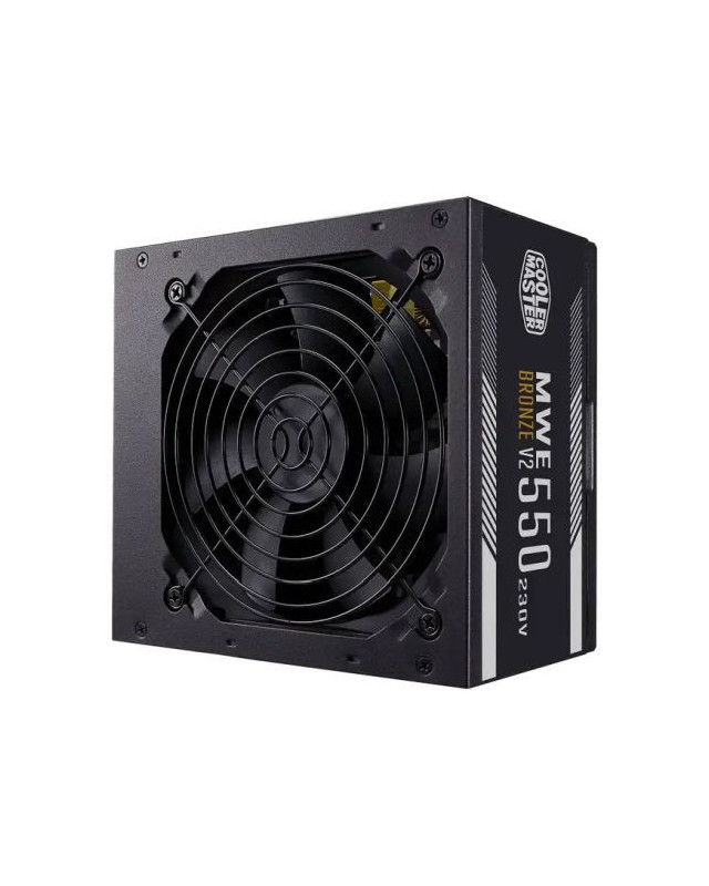 Cooler Master 550W MWE Bronze V2 230V ATX 2.52 PSU, Fully Wired, HDB Bearing Fan, 80+ Bronze