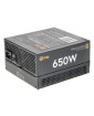 Vida 650W Heracles Black ATX Gaming PSU, 80+ Bronze, 14cm Ultra-Quiet FDM Fan, Flat Black Cables, Power Lead Not Included