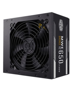 Cooler Master 650W MWE Bronze V2 230V ATX 2.52 PSU, Fully Wired, HDB Bearing Fan, 80+ Bronze