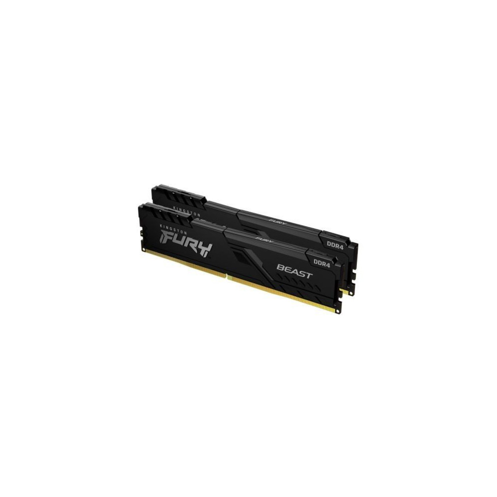 Kingston Fury Beast 64GB Kit (2 x 32GB), DDR4, 3200MHz (PC4-25600), CL16, XMP, DIMM Memory