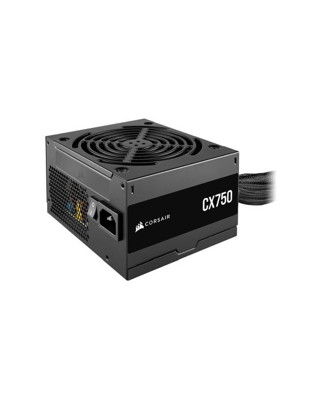 Corsair 750W CX750 PSU, Fully Wired, 80+ Bronze, Thermally Controlled Fan
