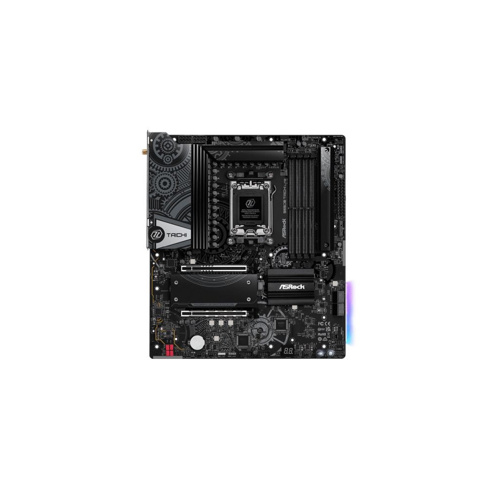 Asrock B650E TAICHI LITE, AMD B650, AM5, EATX, 4 DDR5, HDMI, USB4, Wi-Fi 6E, 2.5G LAN, PCIe5, RGB, 3x M.2