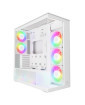 ARCTIC Xtender (White) Case w/ Clear Glass Side and Front, E-ATX, 5x ARGB Fans, ARGB PSU Shroud, Mesh Airflow, USB-C 10Gbps