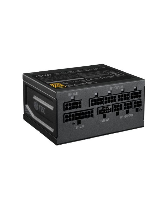 Cooler Master 750W V SFX Gold 750 ATX 3.0 PSU, Fully Modular, FDB Bearing Fan, 80+ Gold, SFX-to-ATX Bracket