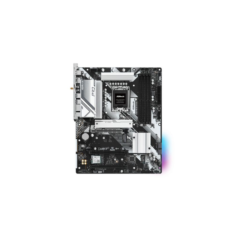 Asrock B760 PRO RS/D4 WIFI, Intel B760, 1700, ATX, 4 DDR4, HDMI, DP, Wi-Fi 6E, 2.5G LAN, PCIe4, 3x M.2, RGB