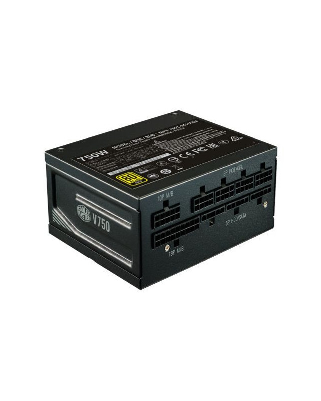 Cooler Master 750W V750 SFX Gold PSU, Fully Modular, FDB Bearing Fan, 80+ Gold, SFX-to-ATX Bracket