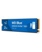 WD 2TB Blue SN5000 M.2 NVMe Gen4 SSD, M.2 2280, PCIe4, 3D NAND TLC, R/W 5150/4850 MB/s, 650K/770K IOPS