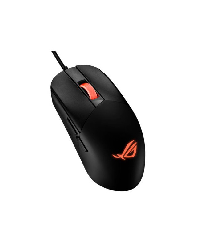 Asus ROG Strix Impact III RGB Ultralight Gaming Mouse, USB, Up to 12000 DPI, Semi-Ambidextrous, Near-Zero Click Latency