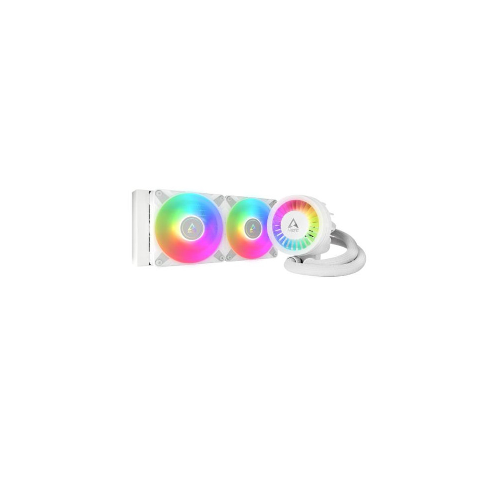 Arctic Liquid Freezer III A-RGB 240mm Liquid CPU Cooler, P12 PWM PST ARGB Fans & ARGB PWM Controlled Pump, White