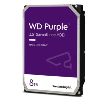 WD 3.5", 8TB, SATA3, Purple Surveillance Hard...