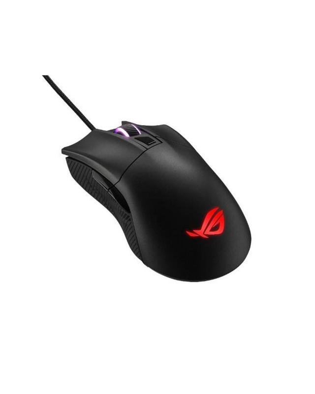 Asus ROG Gladius II Core Gaming Mouse, 200-6200 DPI, Lightweight, Ergonomic, RGB Lighting