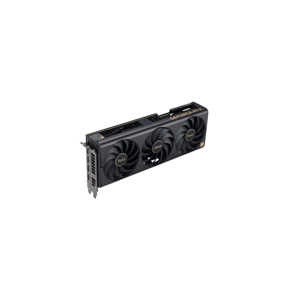 Asus ProArt RTX4070 Ti SUPER OC, 16GB DDR6X, HDMI, 3 DP, 2670MHz Clock, Overlocked, Compact 2.5 Slot