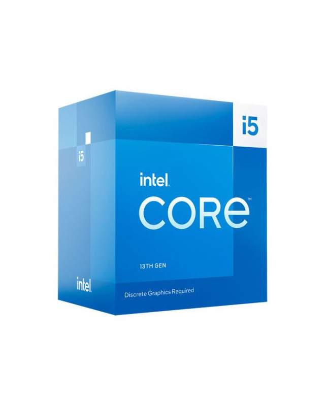 Intel Core i5-13400F CPU, 1700, 2.5 GHz (4.6 Turbo), 10-Core, 65W (148W Turbo), 10nm, 20MB Cache, Raptor Lake, No Graphics