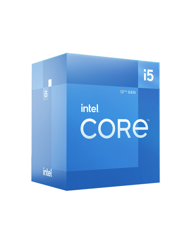 Intel Core i5-12400 CPU, 1700, 2.5 GHz (4.4 Turbo), 6-Core, 65W, 18MB Cache, Alder Lake