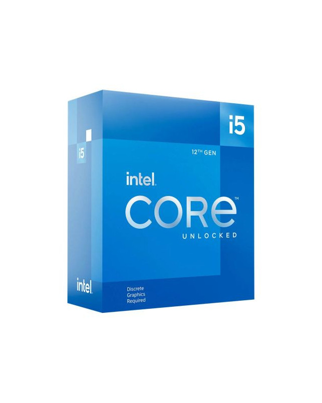 Intel Core i5-12600KF CPU, 1700, 3.7 GHz (4.9 Turbo), 10-Core, 125W (150W Turbo), 10nm, 20MB Cache, Unlocked, Alder Lake, No Graphics, NO HEATSINK/FAN
