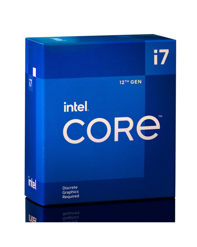 Intel Core i7-12700F CPU, 1700, 2.1 GHz (4.9 Turbo), 12-Core, 65W, 20MB Cache, Alder Lake, No Graphics