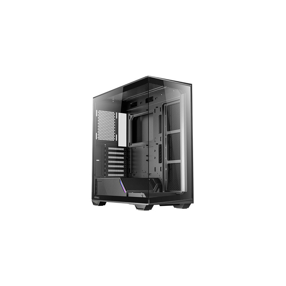 Antec C3 Gaming Case w/ Glass Side & Front, ATX, No Fans, Mesh Airflow, USB-C, Black