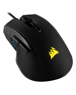 Corsair Ironclaw RGB FPS/MOBA Lightweight Gaming Mouse, Contoured Shape, Omron Switches, 18000 DPI, 7 Programmable Buttons