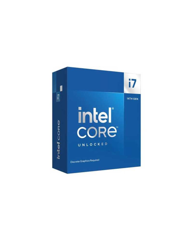 Intel Core i7-14700KF CPU, 1700, 3.4 GHz (5.6 Turbo), 20-Core, 125W (253W Turbo), 10nm, 33MB Cache, Unlocked, Raptor Lake Refresh, No Graphics, NO HEATSINK/FAN