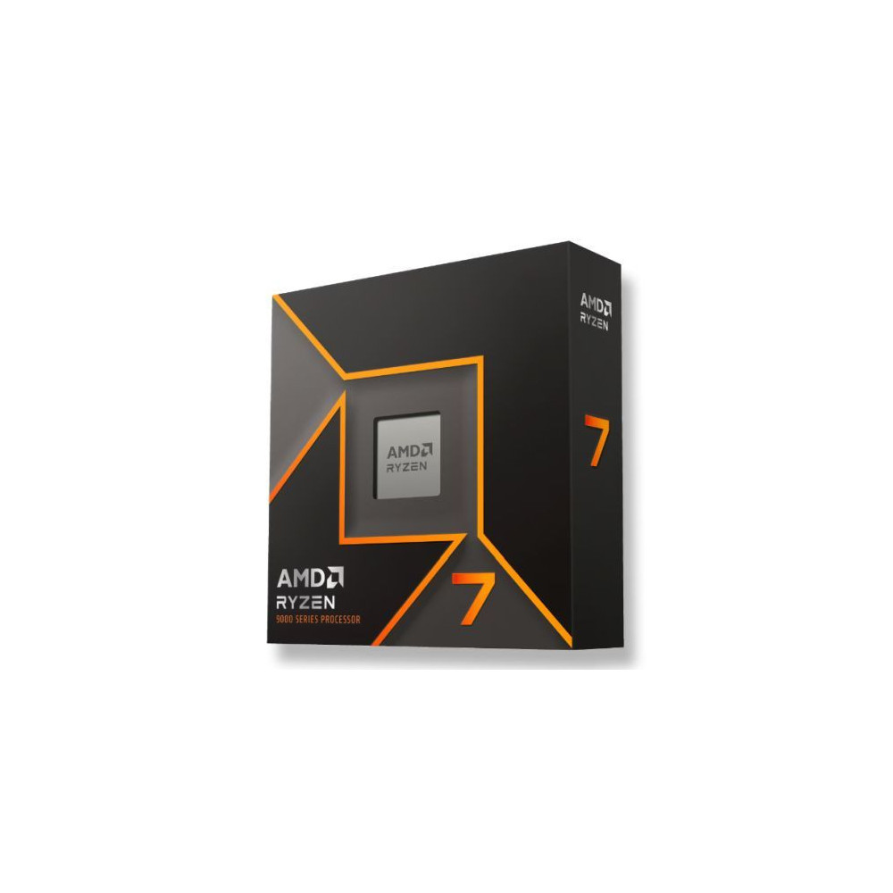 AMD Ryzen 7 9700X CPU, AM5, 3.8GHz (5.5 Turbo), 8-Core, 65W, 40MB Cache, 4nm, 9th Gen, Radeon Graphics, NO HEATSINK/FAN
