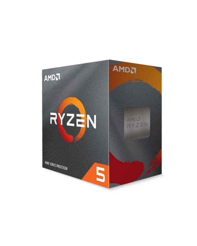 AMD Ryzen 5 4500 CPU with Wraith Stealth Cooler, AM4, 3.6GHz (4.1 Turbo), 6-Core, 65W, 11MB Cache, 7nm, 4th Gen, No Graphics
