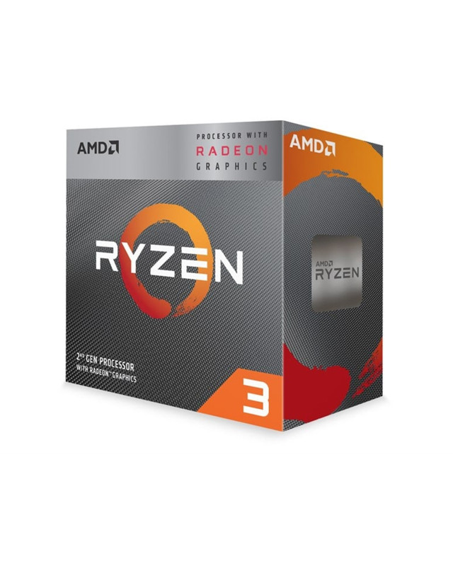AMD Ryzen 3 3200G CPU with Wraith Stealth Cooler, Quad Core, AM4, 3.6GHz (4.0 Turbo), 65W, 12nm, 2nd Gen, VEGA 8 Graphics, Picasso