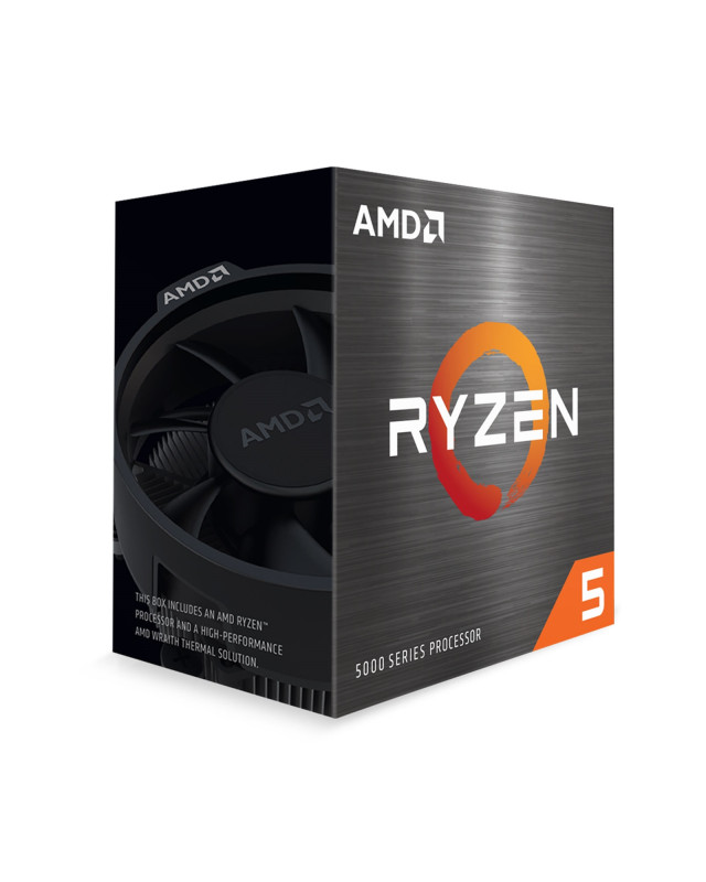 AMD Ryzen 5 5600 CPU with Wraith Stealth Cooler, AM4, 3.5GHz (4.4 Turbo), 6-Core, 65W, 35MB Cache, 7nm, 5th Gen, No Graphics