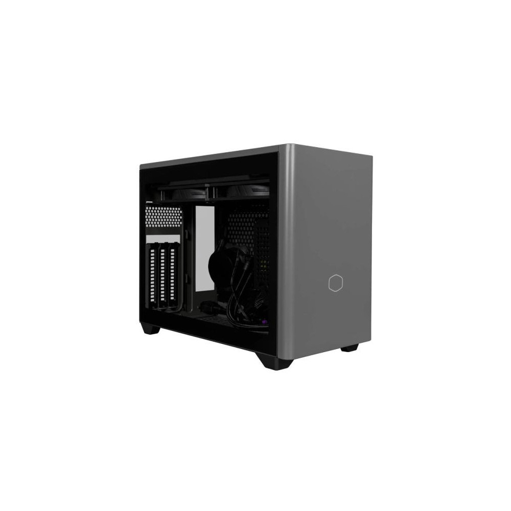 Cooler Master NR200P MAX Case w/ Glass or Mesh Side, Mini ITX, 280mm AIO Cooler, 850W PSU & 2x PWM Fans Included, 3-Slot GPU Sup