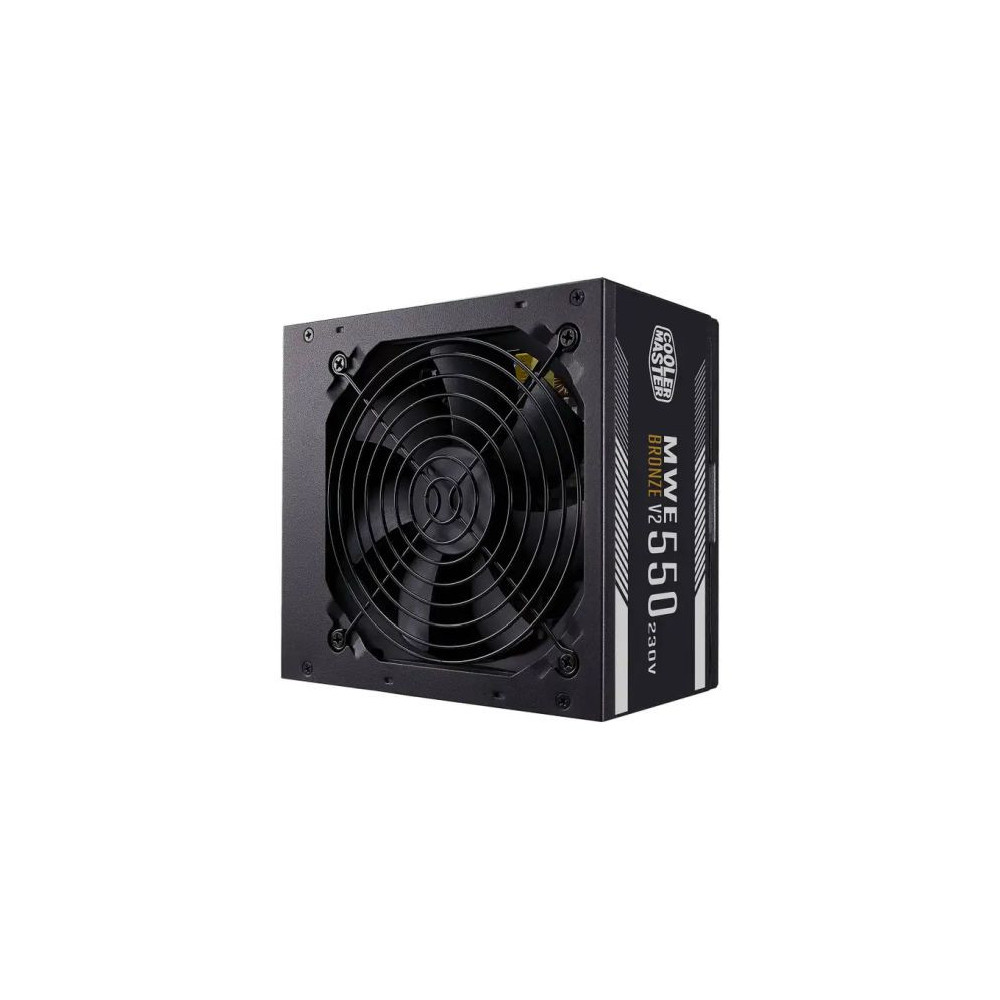 Cooler Master 550W MWE Bronze V2 230V ATX 2.52 PSU, Fully Wired, HDB Bearing Fan, 80+ Bronze