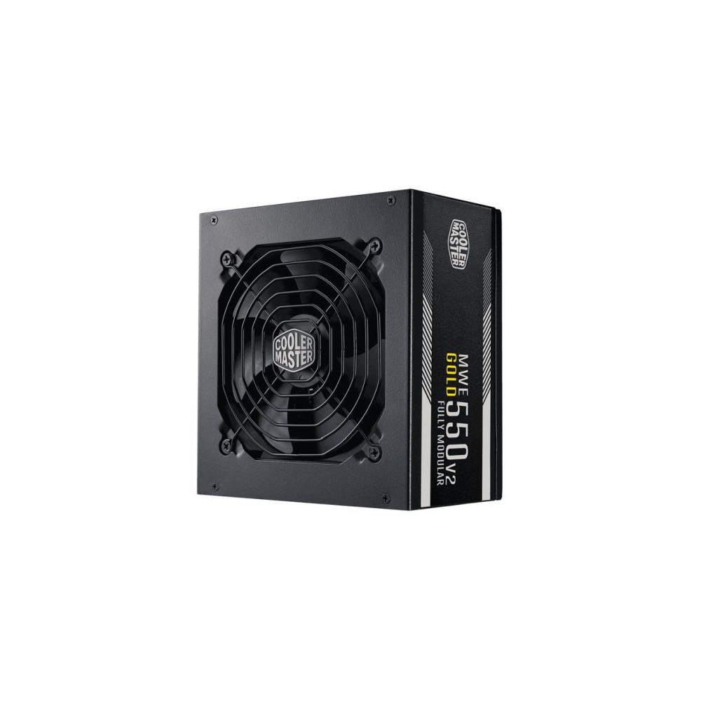 Cooler Master 550W MWE Gold V2 ATX 2.41 PSU, Fully Modular, HDB Bearing Fan, 80+ Gold