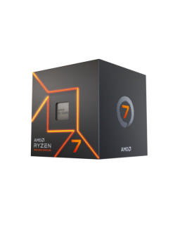 AMD Ryzen 7 7700 CPU w/ Wraith Prism RGB Cooler, AM5, 3.8GHz (5.3 Turbo), 8-Core, 65W, 40MB Cache, 5nm, 7th Gen, Radeon Graphics