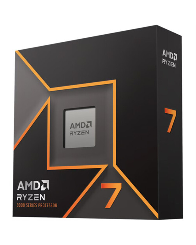 AMD Ryzen 7 9700X CPU, AM5, 3.8GHz (5.5 Turbo), 8-Core, 65W, 40MB Cache, 4nm, 9th Gen, Radeon Graphics, NO HEATSINK/FAN